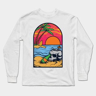 chilling beach Long Sleeve T-Shirt